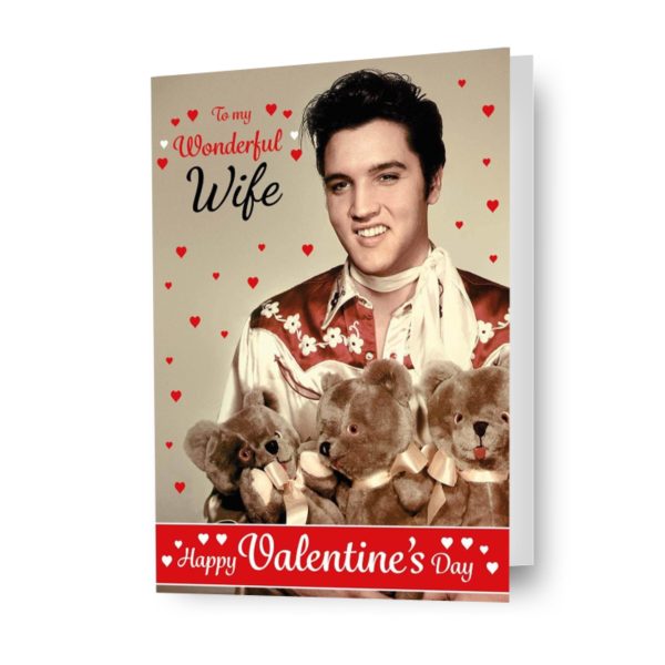 Elvis Personalised Valentine s Day Card Supply