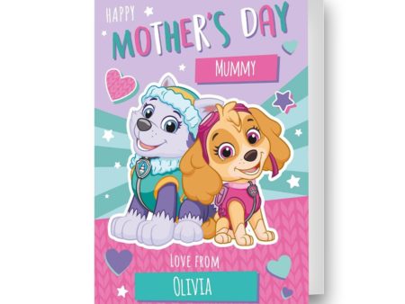 Paw Patrol Personalised Mother s Day Card  Love From...  on Sale