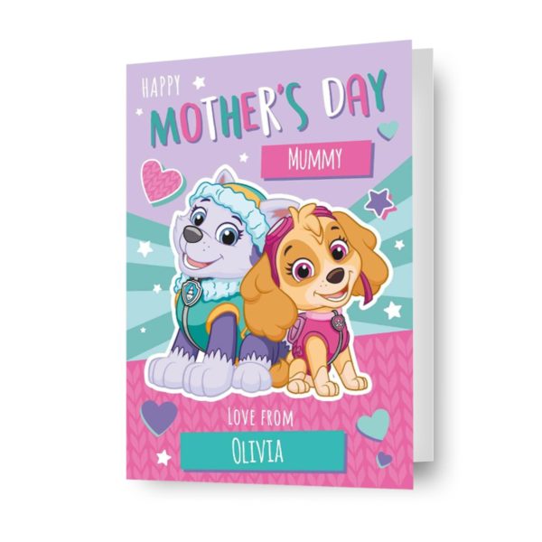 Paw Patrol Personalised Mother s Day Card  Love From...  on Sale