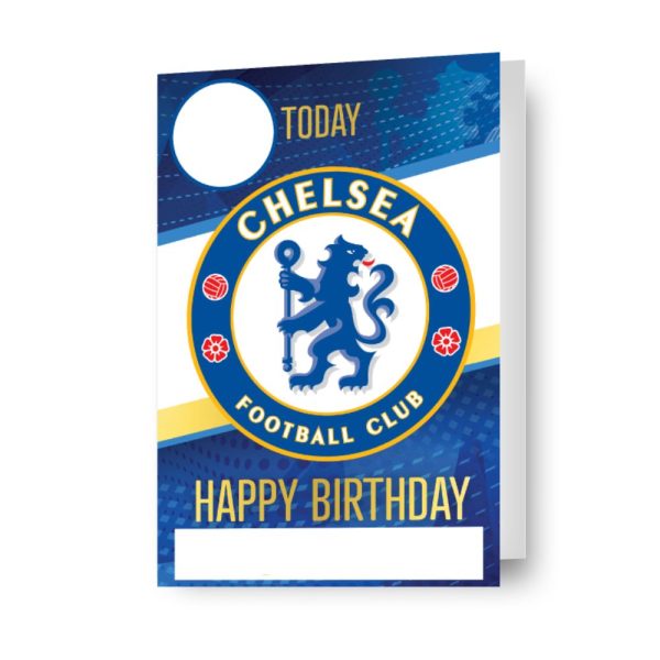 Chelsea FC Personalised Birthday Card With Sticker Sheet Online