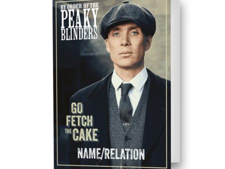 Peaky Blinders Personalised Any Name Birthday Card Hot on Sale