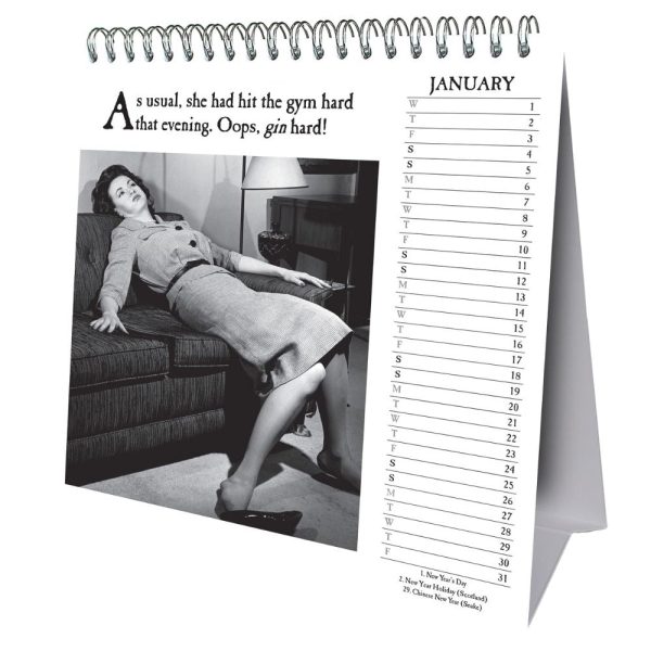 ON THE CEILING 2025 DESK EASEL CALENDAR For Cheap