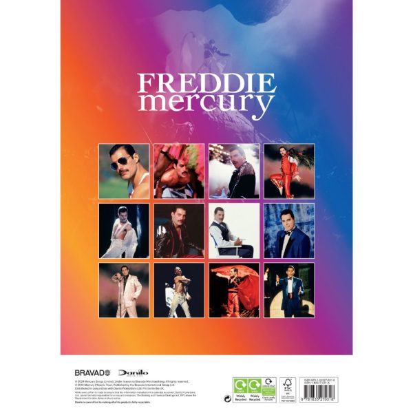 FREDDIE MERCURY 2025 A3 CALENDAR For Discount