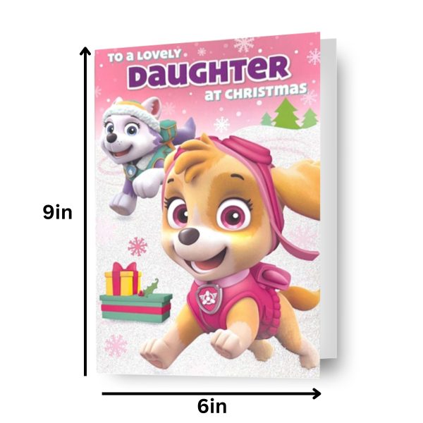 Paw Patrol  Daughter  Christmas Card Hot on Sale