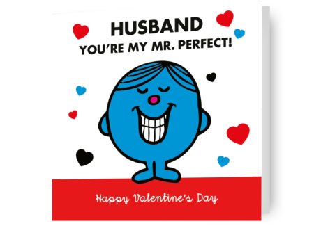 Mr Men & Little Miss  Perfect Husband  Valentine s Day Card Online Sale