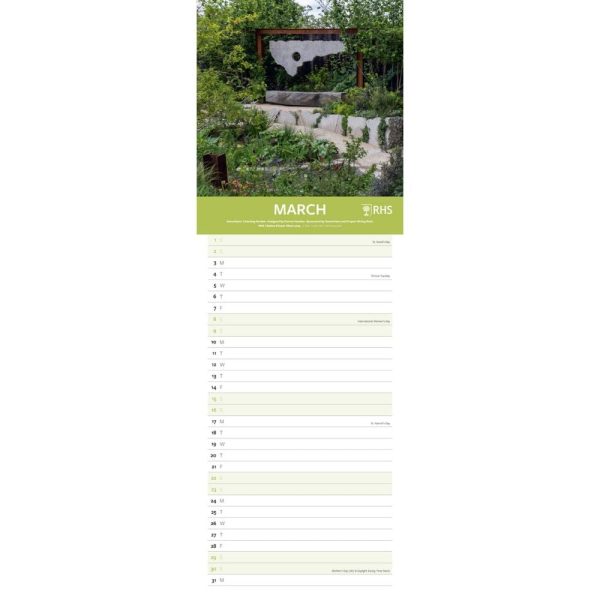 RHS CHELSEA FLOWER SHOW 2025 SLIM CALENDAR Discount