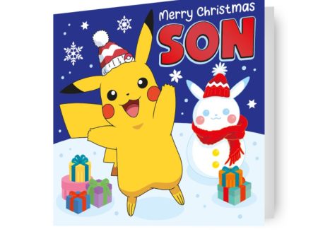 Pokemon Son Christmas Card Online Sale