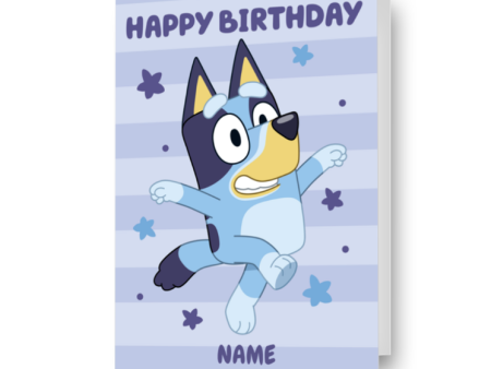 Bluey Personalised Happy Birthday Card For Sale