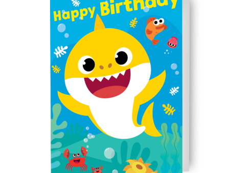 Baby Shark Happy Birthday Card on Sale