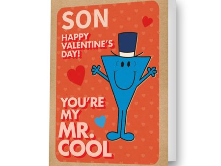 Mr Men & Little Miss Personalised Son Valentine s Day Card Fashion