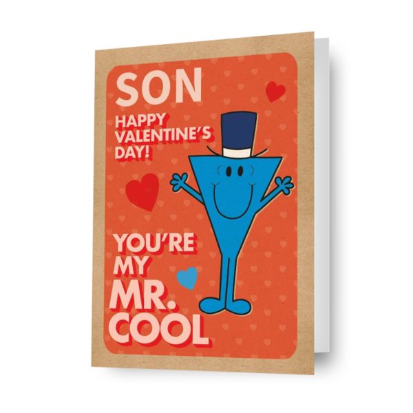 Mr Men & Little Miss Personalised Son Valentine s Day Card Fashion