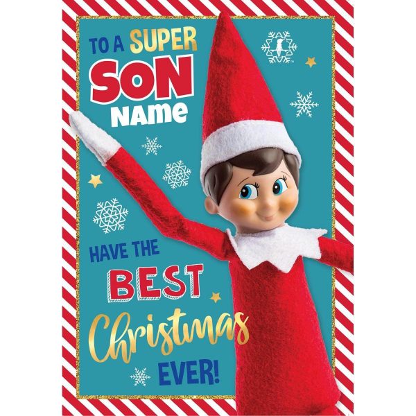 Elf On The Shelf Personalised  Have The Best Christmas Ever!  Christmas Card Hot on Sale