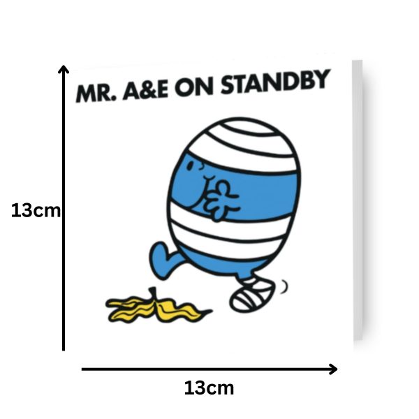 Mr Men & Little Miss Personalised  Mr A&E  Birthday Card Discount