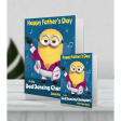 Despicable Me Minions Giant Personalised  Dancing Champion  Father s Day Card Fashion