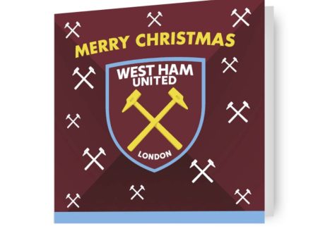 West Ham FC Christmas Card Hot on Sale