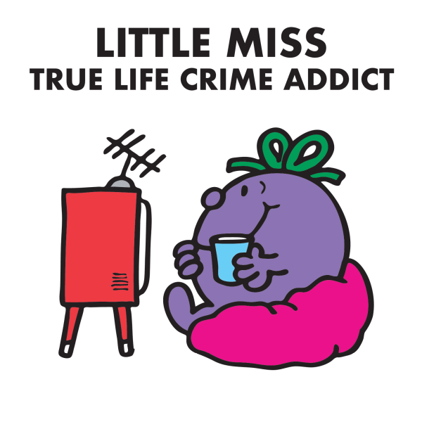 Mr Men & Little Miss Personalised  True Life Crime Addict  Birthday Card Cheap