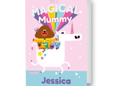 Hey Duggee Personalised  Magical Mummy  Mother s Day Card Online Sale