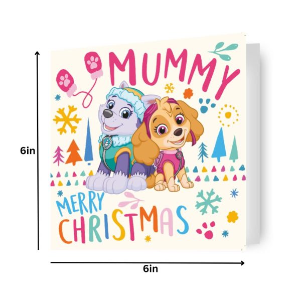 Paw Patrol Mummy Christmas Card Hot on Sale