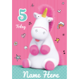 Despicable Me Minions Personalised Unicorn Birthday Card Sale