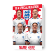 England Lionesses Personalised Birthday Card Online Sale