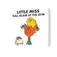 Mr Men & Little Miss Personalised  Full Glam At The Gym  Birthday Card on Sale