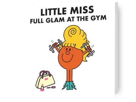 Mr Men & Little Miss Personalised  Full Glam At The Gym  Birthday Card on Sale