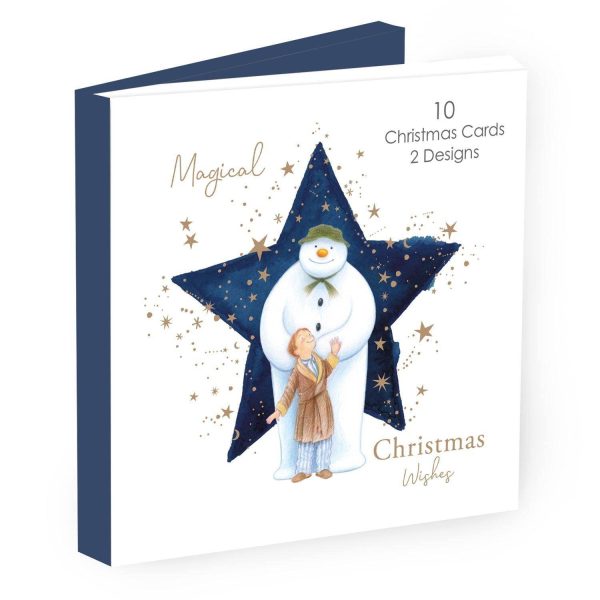 The Snowman Multipack of 10 Christmas Cards Fashion