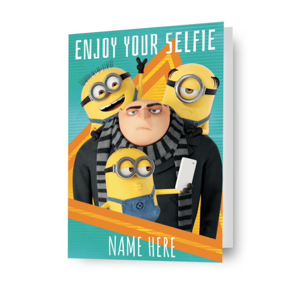 Despicable Me Minions Any Name Card Supply