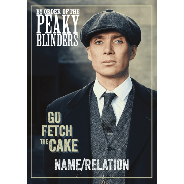 Peaky Blinders Personalised Any Name Birthday Card Hot on Sale