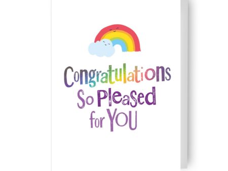 Brightside  Congratulations So Pleased For You  Card on Sale