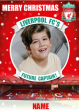 Liverpool FC Personalised Photo Christmas Card For Sale