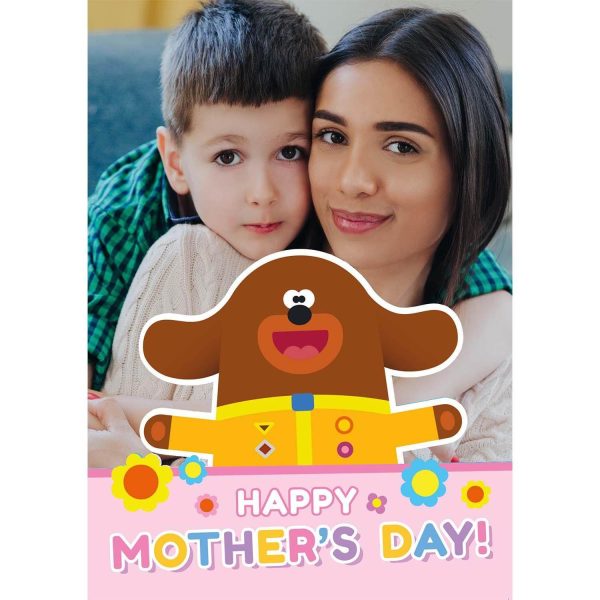 Hey Duggee Personalised Photo  Duggee Hugs  Mother s Day Card Supply