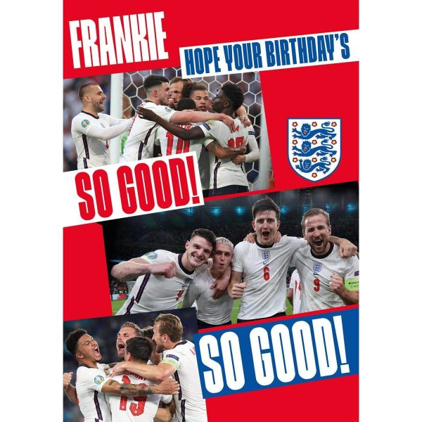 England FA Personalised  So Good!  Birthday Card Fashion