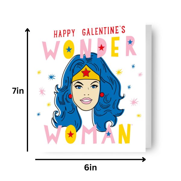 Wonder Woman  Galentines  Valentine s Day Card For Discount