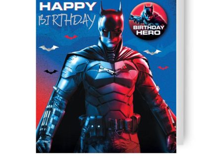 Batman Birthday Card With Badge Online