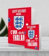 England FA Giant Personalised Birthday Card Cheap