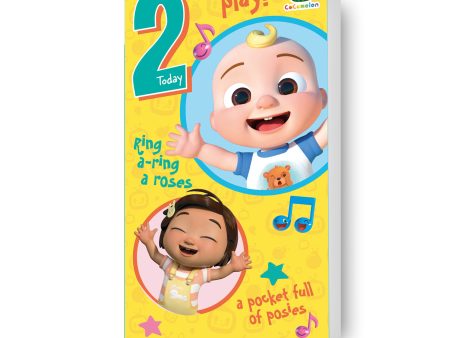 CoComelon Age 2 Birthday Card on Sale