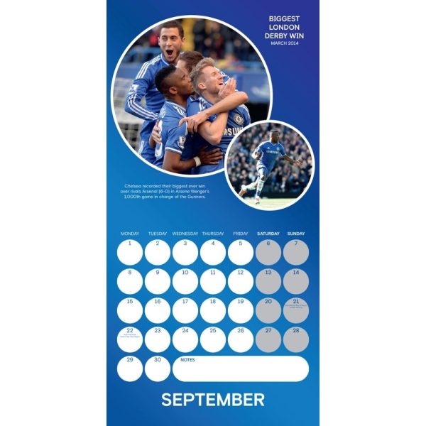 CHELSEA FC LEGENDS 2025 SQUARE CALENDAR Online now