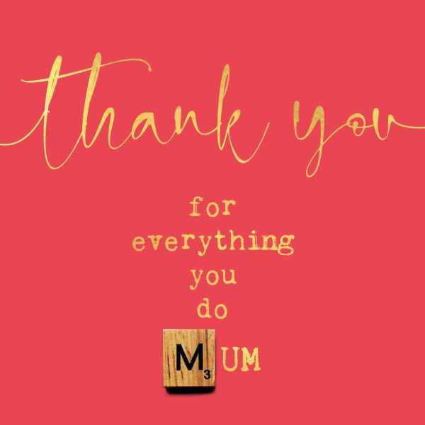 BEXY BOO THANK YOU MUM  MOTHER S DAY CARD Discount