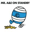 Mr Men & Little Miss Personalised  Mr A&E  Birthday Card Discount