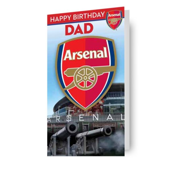 Arsenal FC  Dad  Birthday Card For Cheap