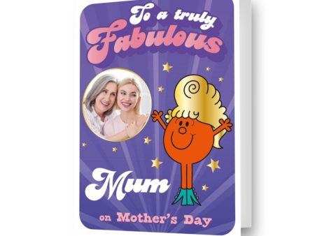 Mr Men & Little Miss Personalised  Truly Fabulous  Mother s Day Photo Card Online