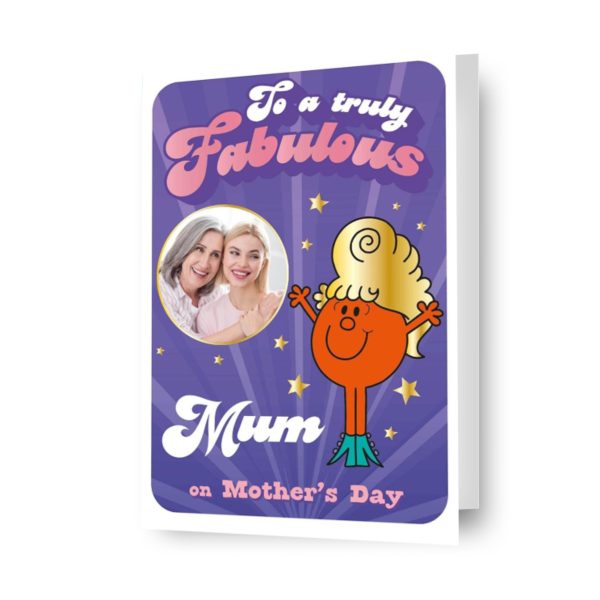 Mr Men & Little Miss Personalised  Truly Fabulous  Mother s Day Photo Card Online