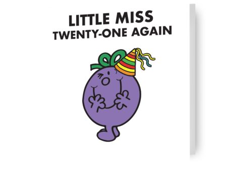 Mr Men & Little Miss Personalised  Twenty One Again  Birthday Card Online Hot Sale