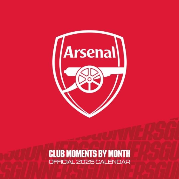 ARSENAL FC LEGENDS 2025 SQUARE CALENDAR Sale