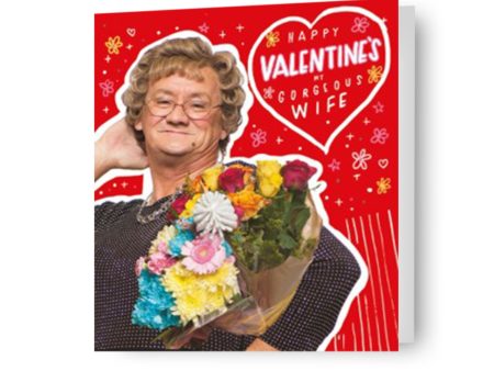 Mrs Browns Boys  Gorgeous Wife  Valentine s Day Card Supply