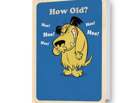 Wacky Races  How Old?  Birthday Card Hot on Sale