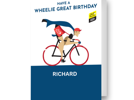 Tour De France Personalised Birthday Card Online now