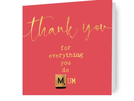 BEXY BOO THANK YOU MUM  MOTHER S DAY CARD Discount