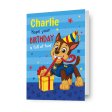 Paw Patrol Personalised Chase Birthday Card Online